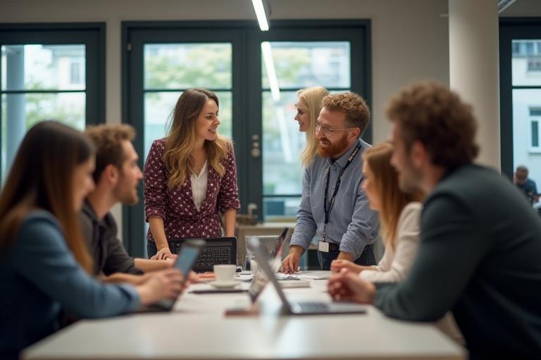 Photo representing the Digital Reach MY team or office environment