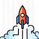 Icon representing launching or activation